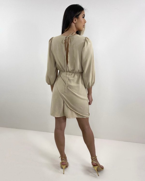Vestido Ana Júlia - Nude - Imagem 2
