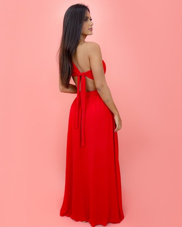 Vestido Karen - Vermelho - Imagem 2