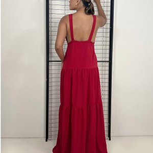 Vestido Ramona - Vermelho - Image 4