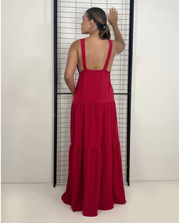 Vestido Ramona - Vermelho - Imagem 4