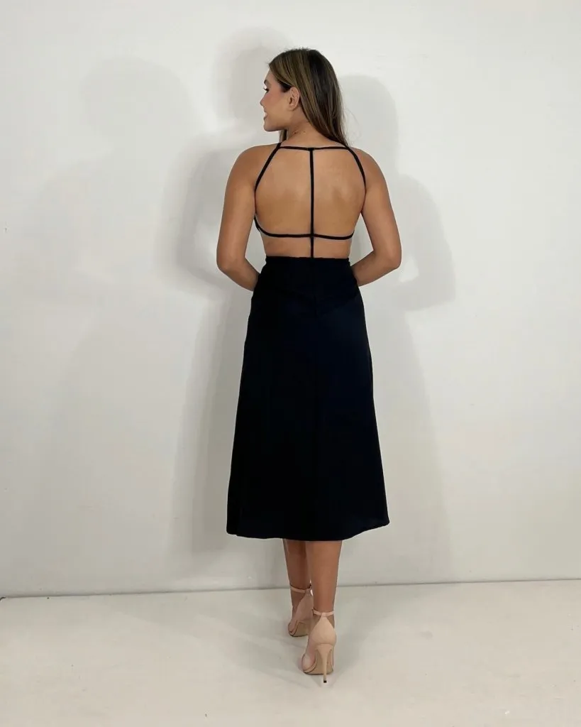 Vestido Patrícia - Preto, foto 3