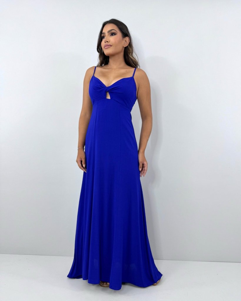 Vestido Eliana - Azul Royal