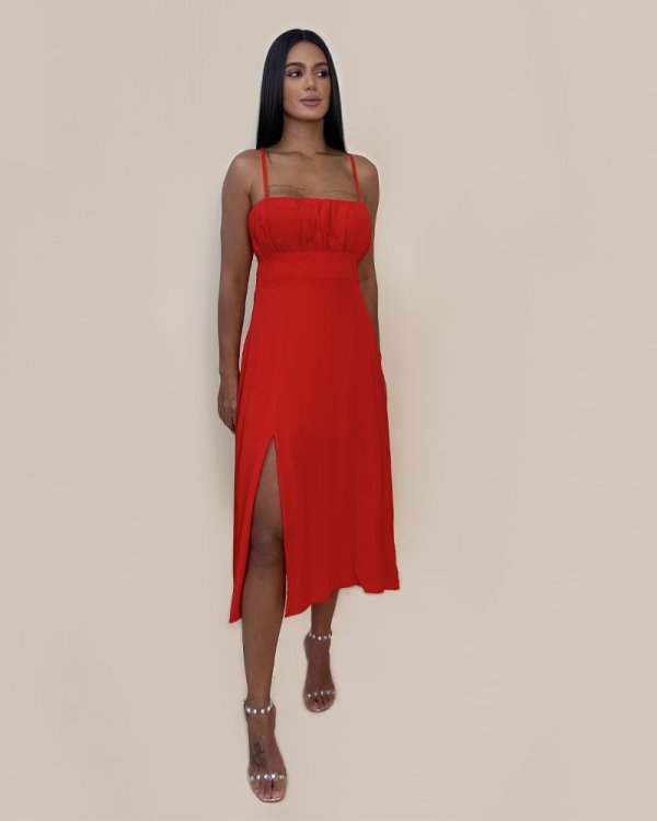 Vestido Ângela - Vermelho - Imagem 2