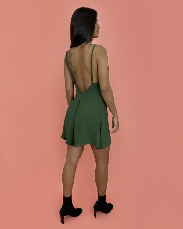 Vestido Eva - Verde Militar - Imagem 2