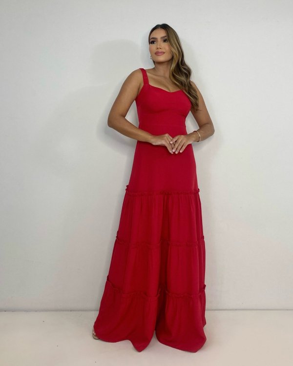 Vestido Vivi - Vermelho - Imagem 2