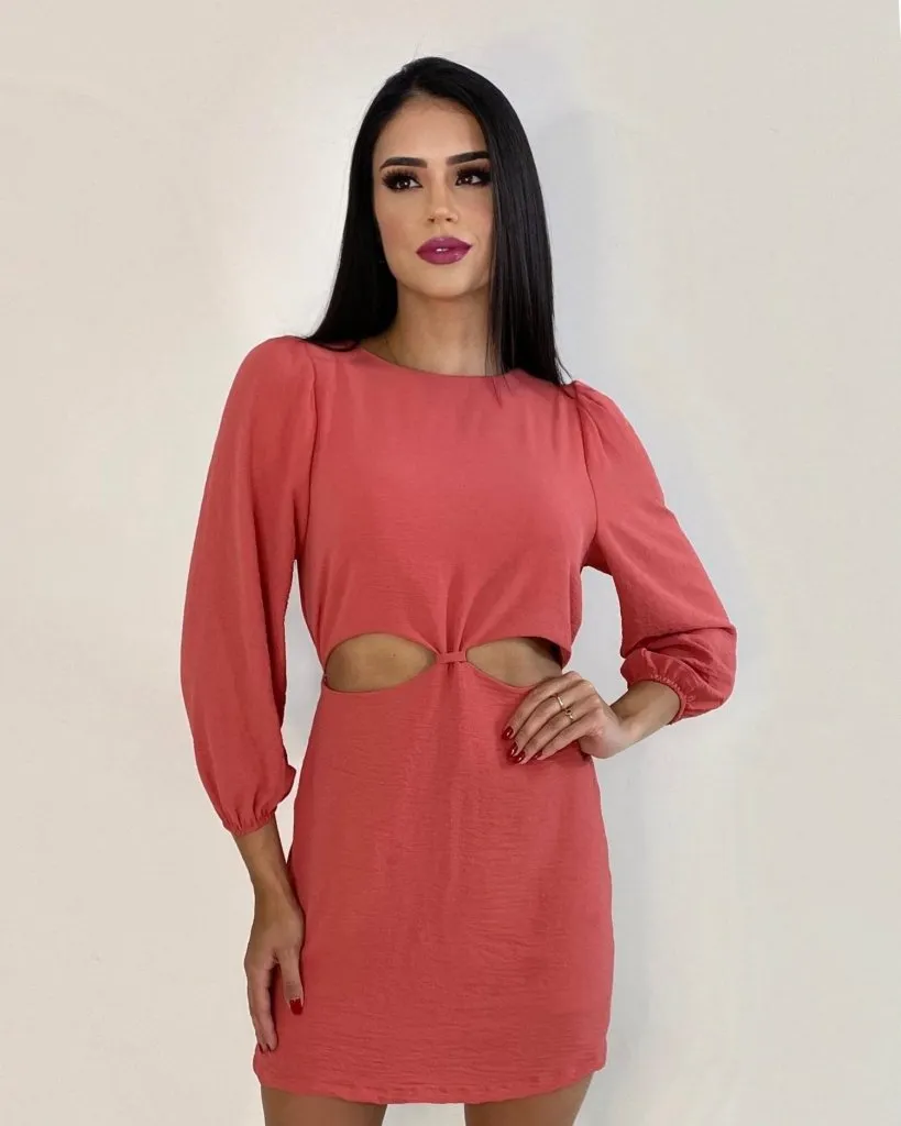 Vestido Tainara - Rosê