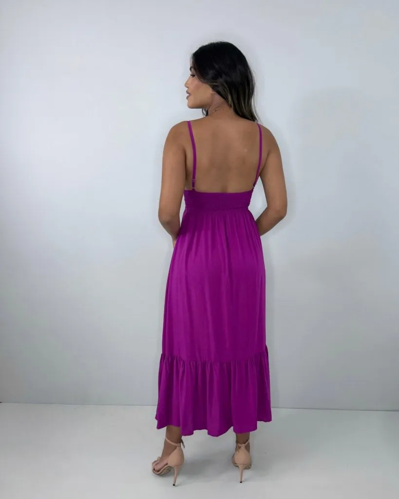 Vestido Beatriz - Fúcsia
