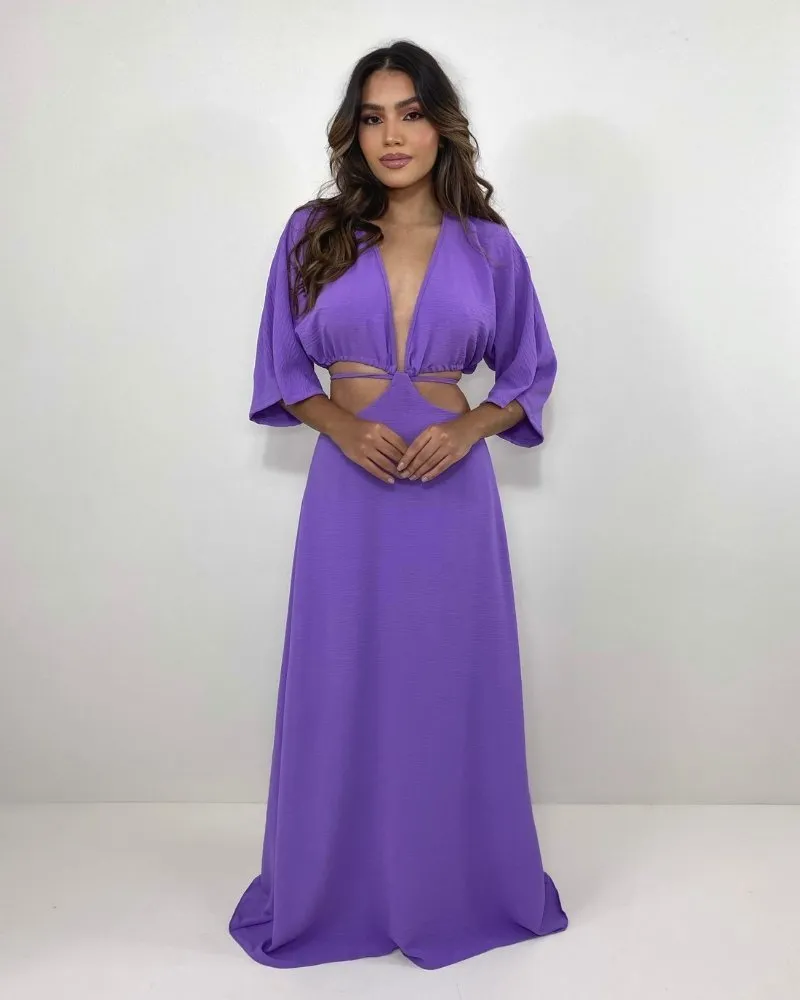 Vestido Cibele - Lilás