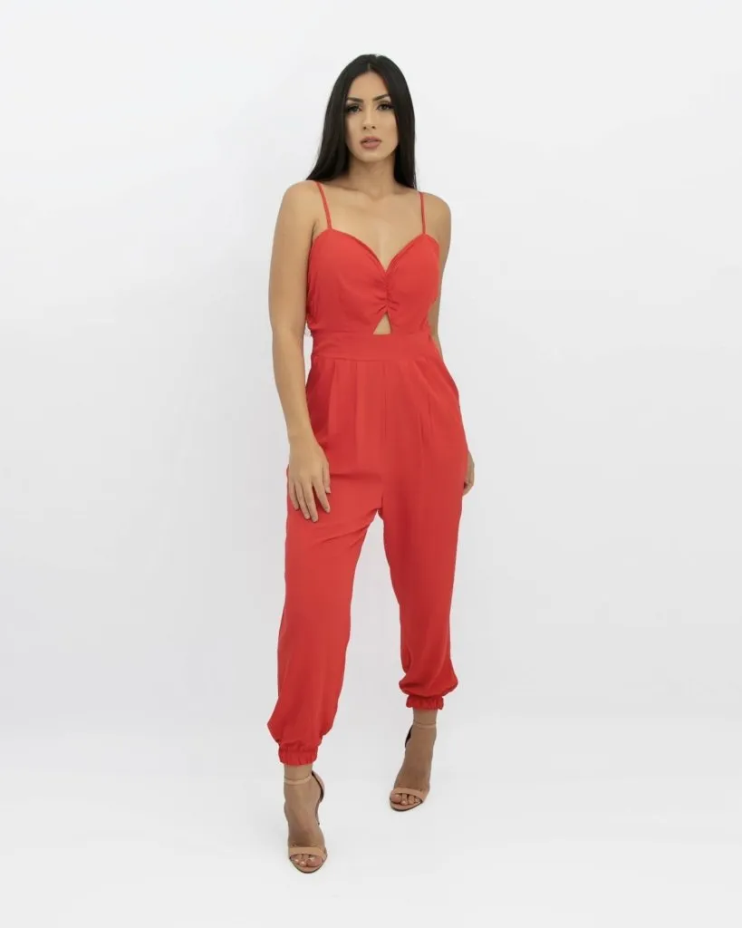 Macacão Cristina - Vermelho, foto 3