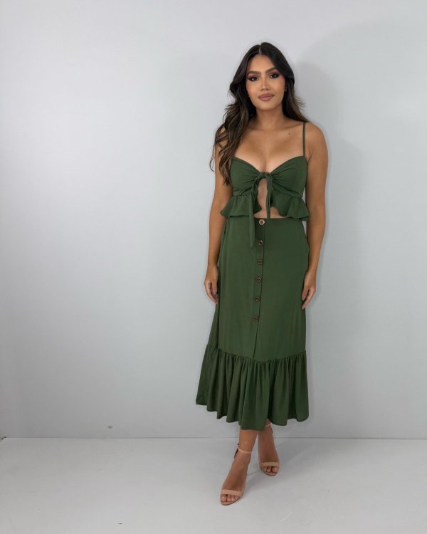 Conjunto Debora - Verde Militar