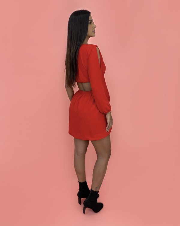 Vestido Rubi - Vermelho - Imagem 5