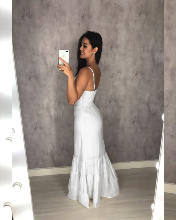 Vestido Jéssica Longo - Branco - Imagem 2