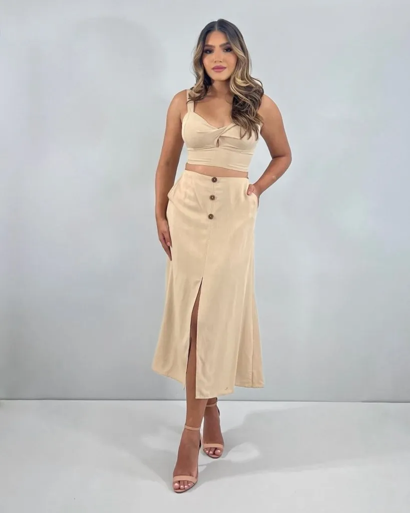 Cropped Jamile - Nude