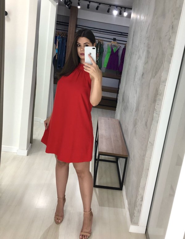 Vestido Daiane - Vermelho - Imagem 2