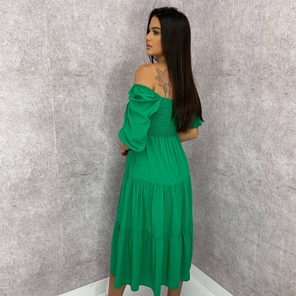 Vestido Juliana - Verde Bandeira - Imagem 2