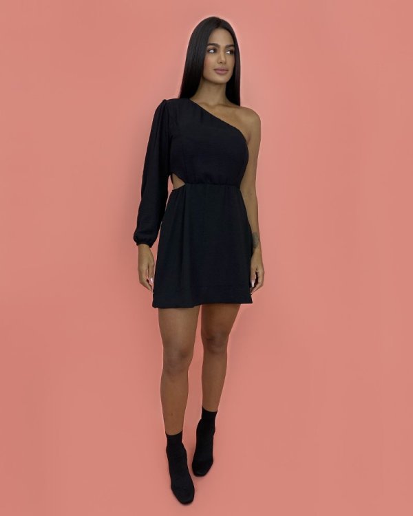 Vestido Luna em Duna - Preto - Imagem 4