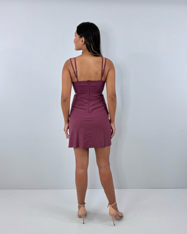 Vestido Leslie - Marrom - Imagem 4