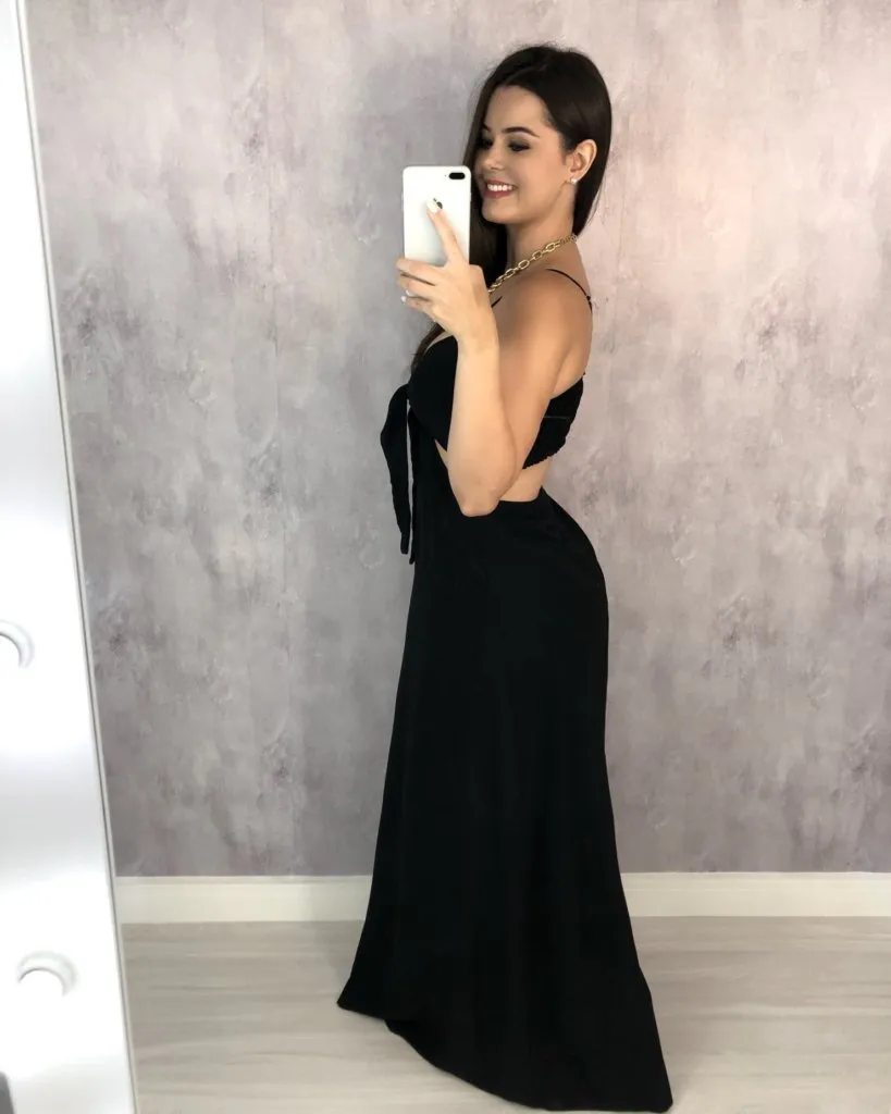 Vestido Natália - Preto, foto 3