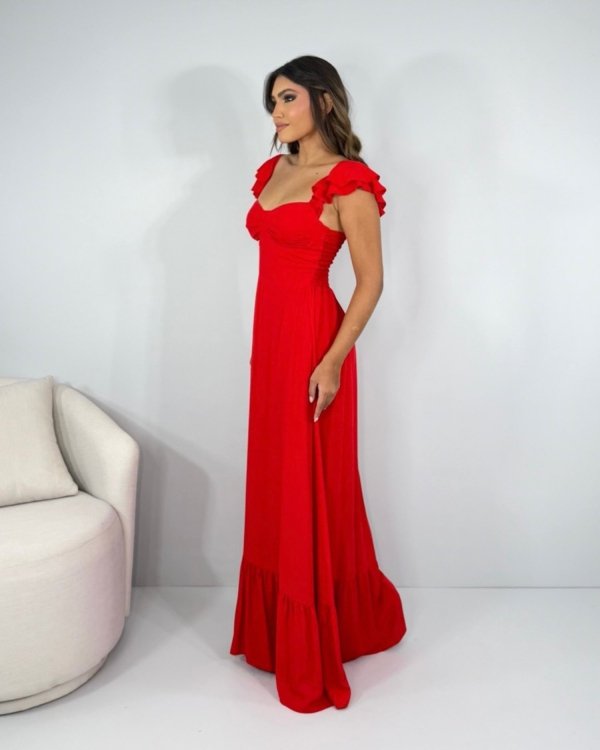 Vestido Isla - Vermelho - Imagem 2