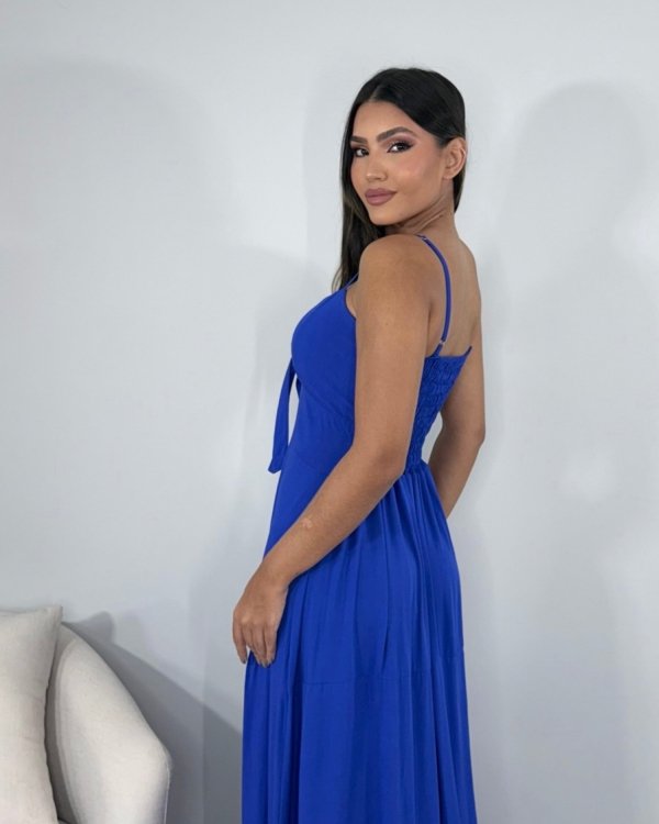 Vestido Camila - Azul Royal - Imagem 4