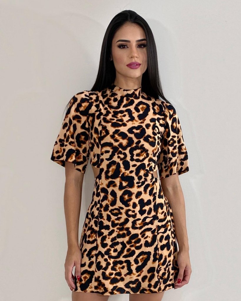 Vestido Tânia - Animal Print