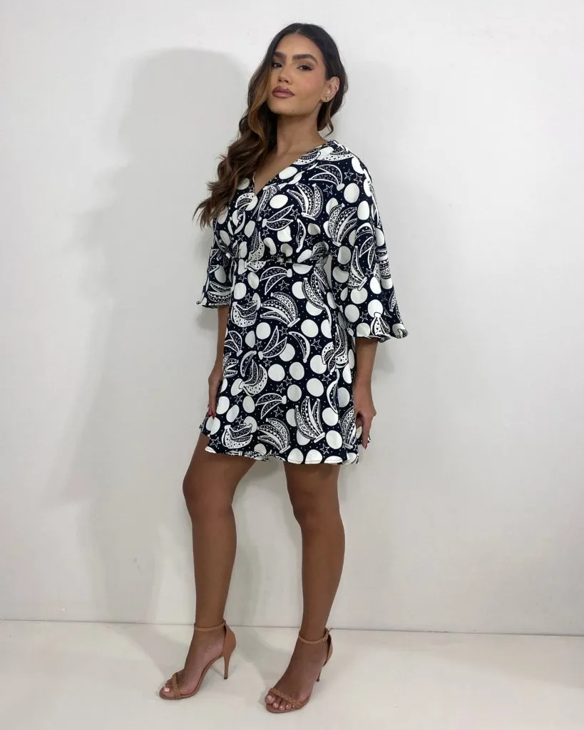 Vestido Aimê - Estampa Banana, foto 3