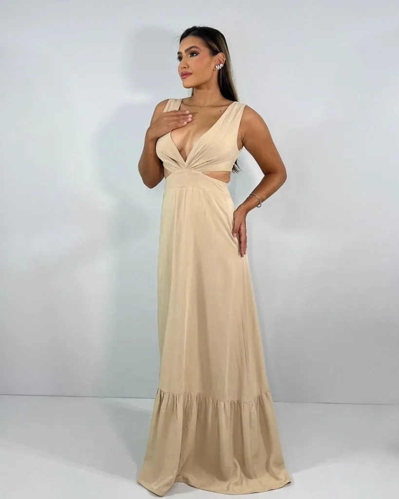 Vestido Miranda - Nude, foto 2