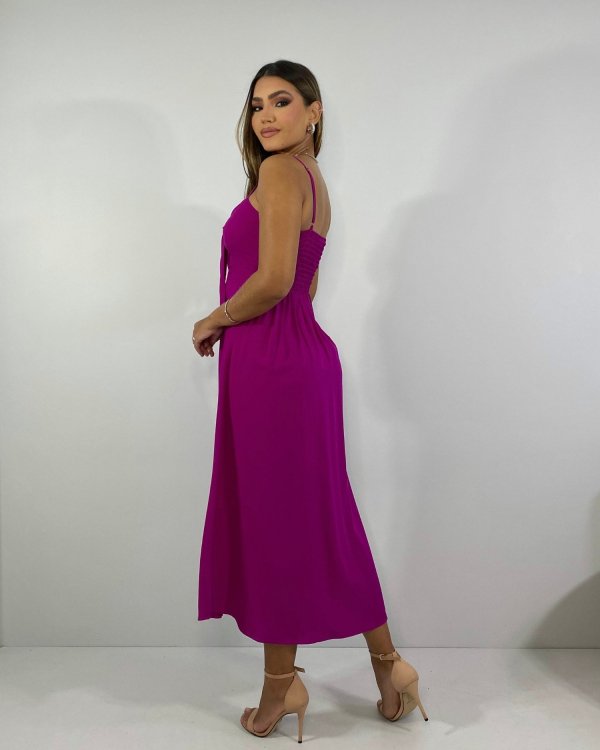 Vestido Karita - Fúcsia - Imagem 3