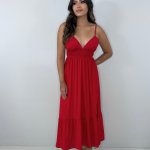 Vestido Beatriz - Vermelho