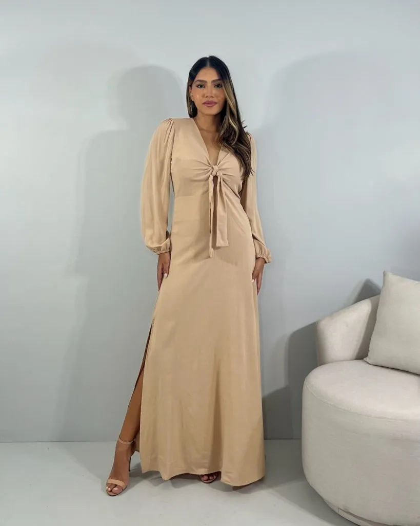Vestido Mavi - Nude