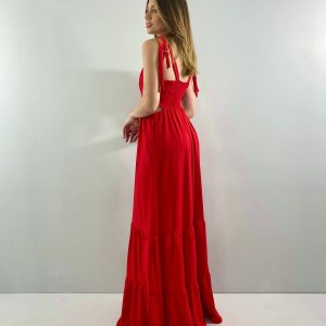 Vestido Pérola - Vermelho - Image 3