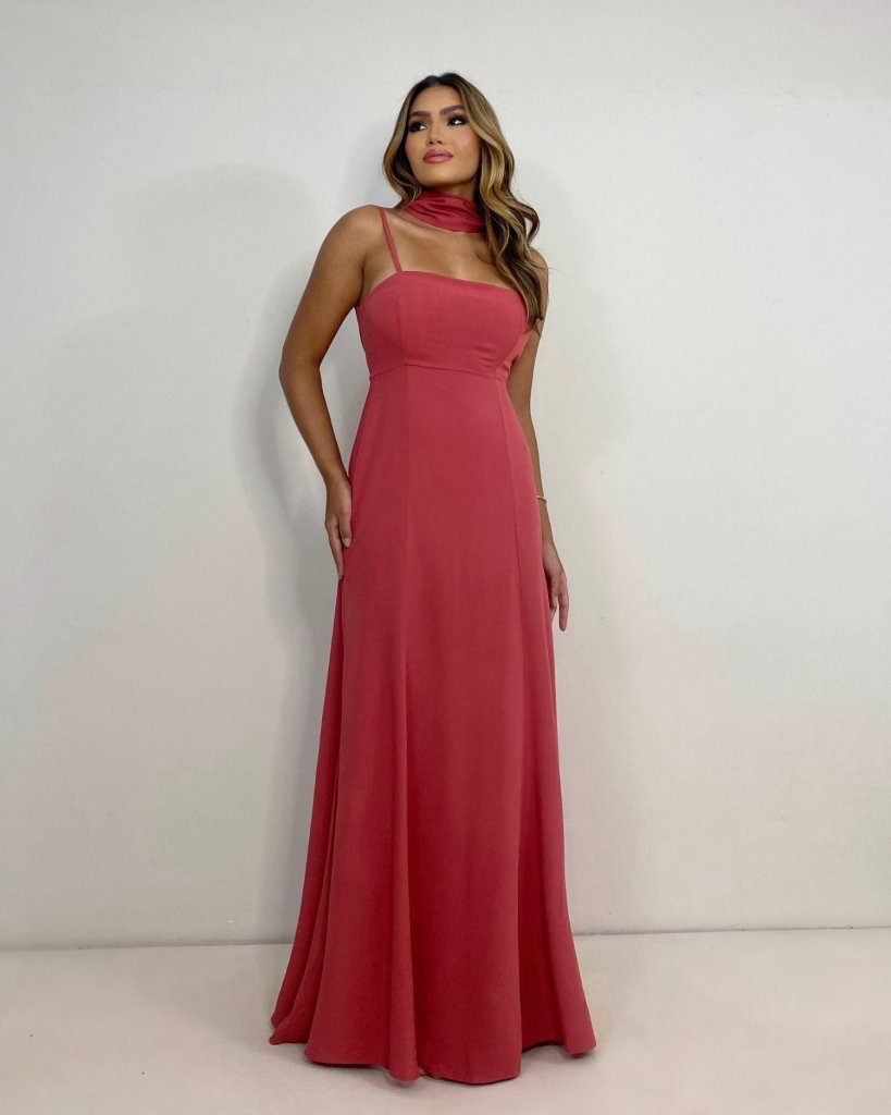 Vestido Lina - Rosê