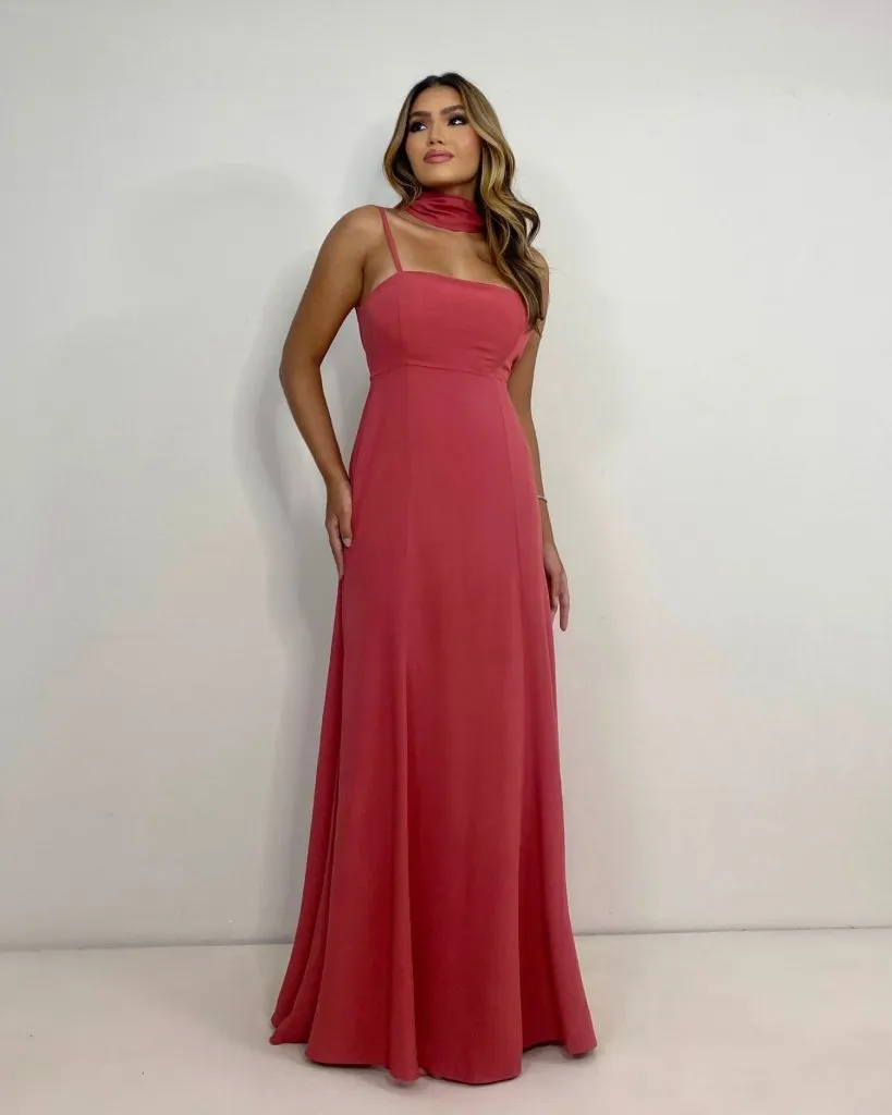 Vestido Lina - Rosê