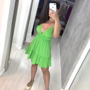 Vestido Valentina - Verde Lima - Image 2