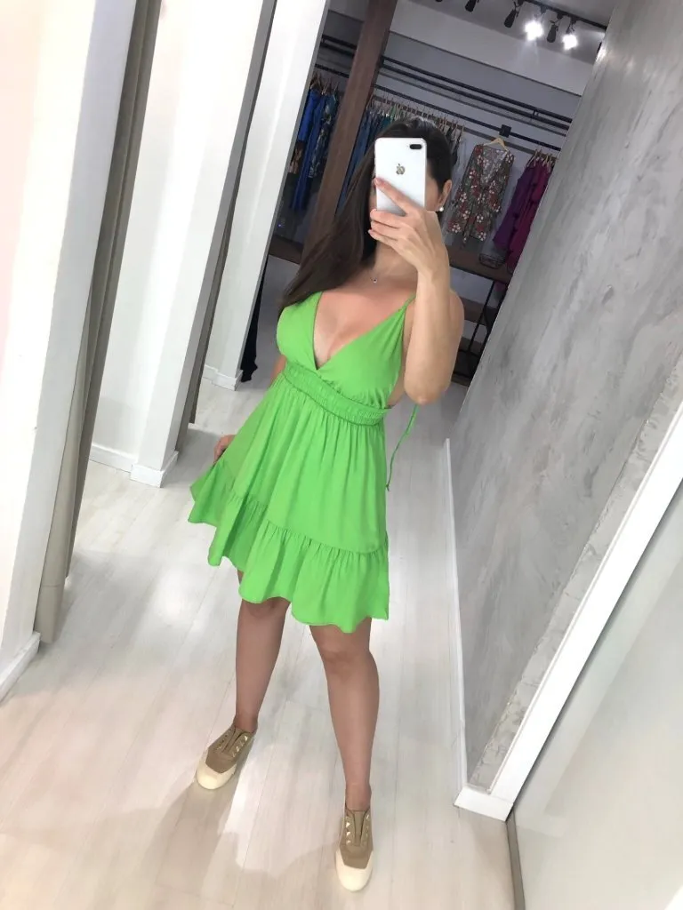 Vestido Valentina - Verde Lima