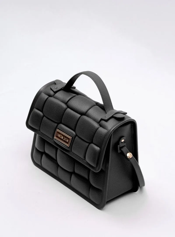 Bolsa Petite Jolie Vic Preta/Ouro - Imagem 2