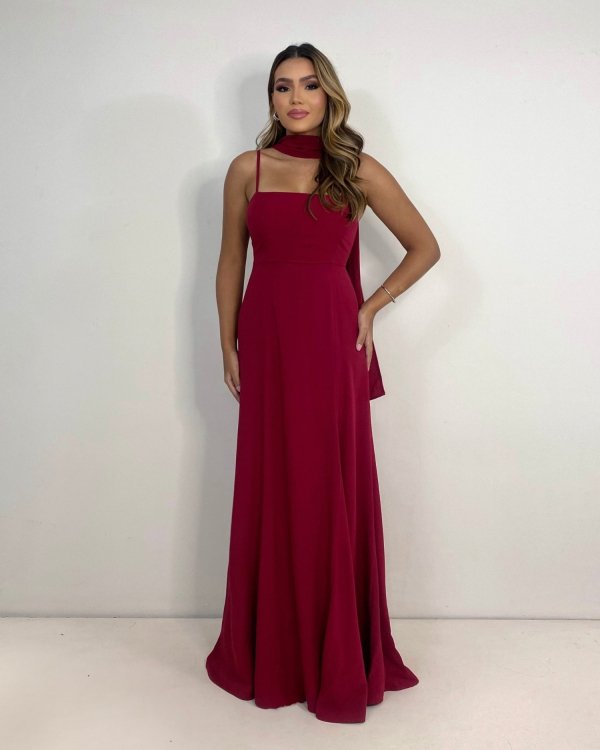 Vestido Lina - Marsala - Imagem 2