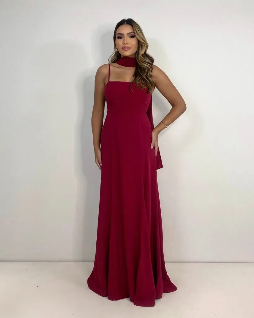 Vestido Lina - Marsala