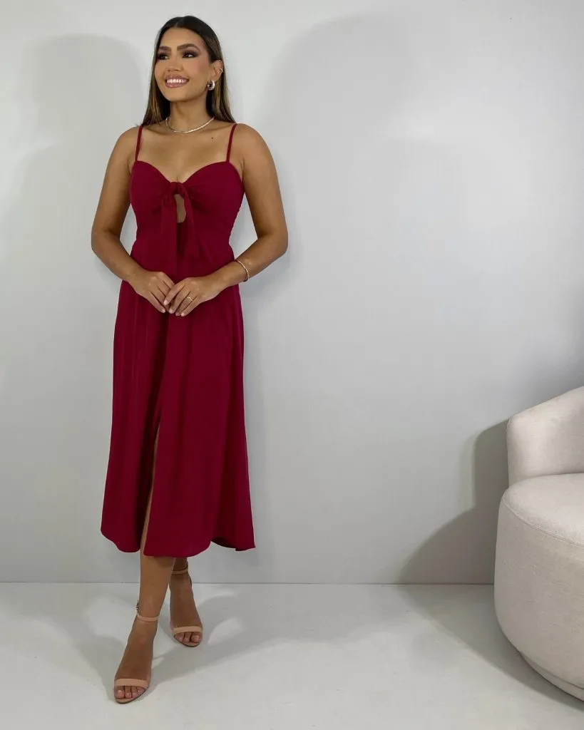 Vestido Karita - Marsala
