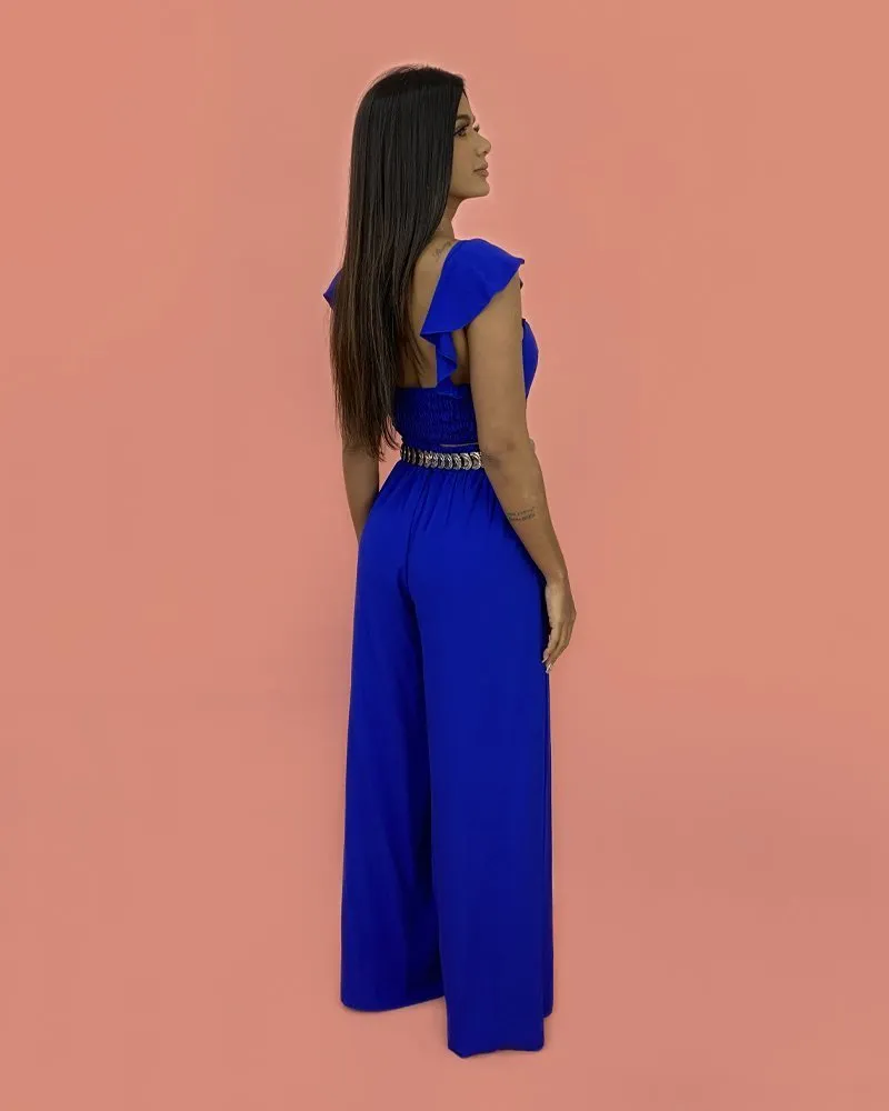 Cropped Samira - Azul Royal