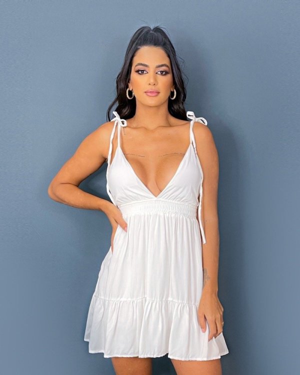 Vestido Valentina - Branco - Imagem 3