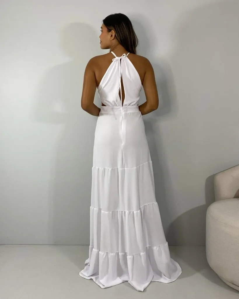 Vestido Estefane Longo - Branco