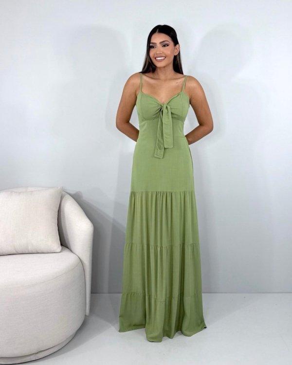 Vestido Camila - Folhagem