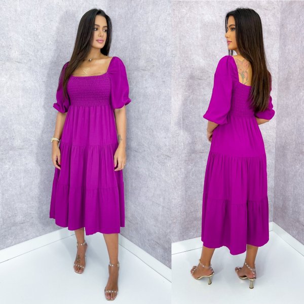 Vestido Juliana - Roxo - Imagem 3
