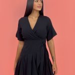 Vestido Lidiane - Preto