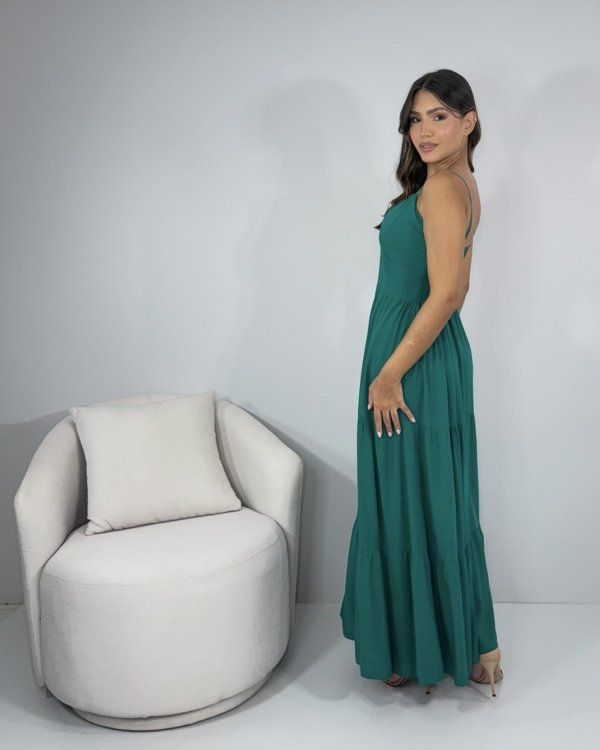 Vestido Helô - Verde Amazônia - Imagem 3