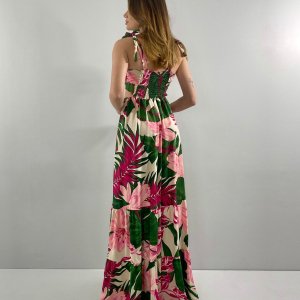 Vestido Pérola - Floral Fundo Bege - Image 6