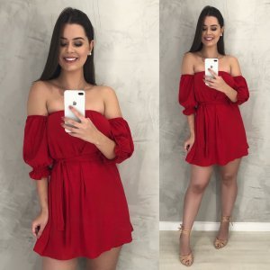 Macaquinho Izabela - Vermelho - Image 2