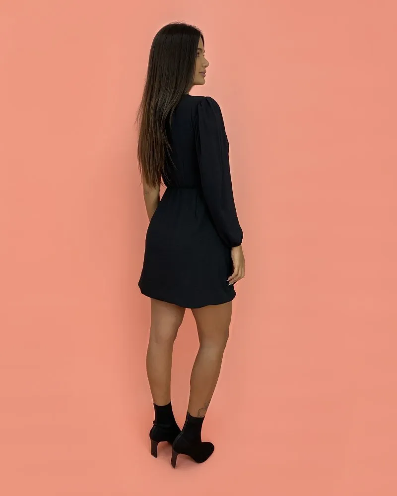 Vestido Luna em Duna - Preto