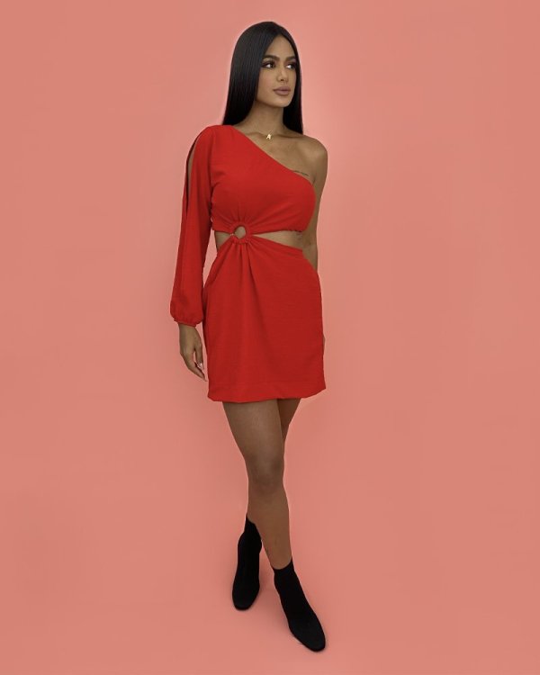 Vestido Rubi - Vermelho - Imagem 2